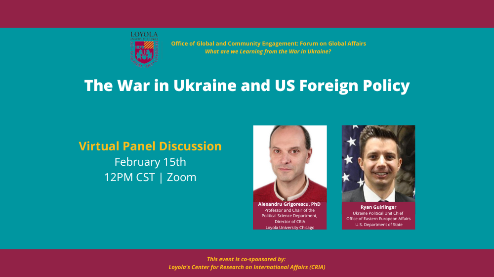 The War in Ukraine and US Foreign Policy